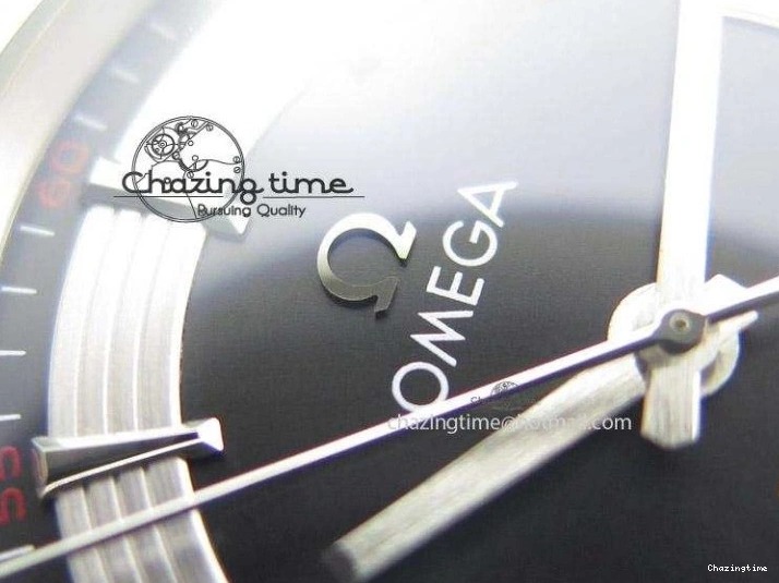0805 De Ville Hour Vision Co-Axial 41mm SS V6F Best Edition Black Dial On SS Bracelet A BestValue 8277